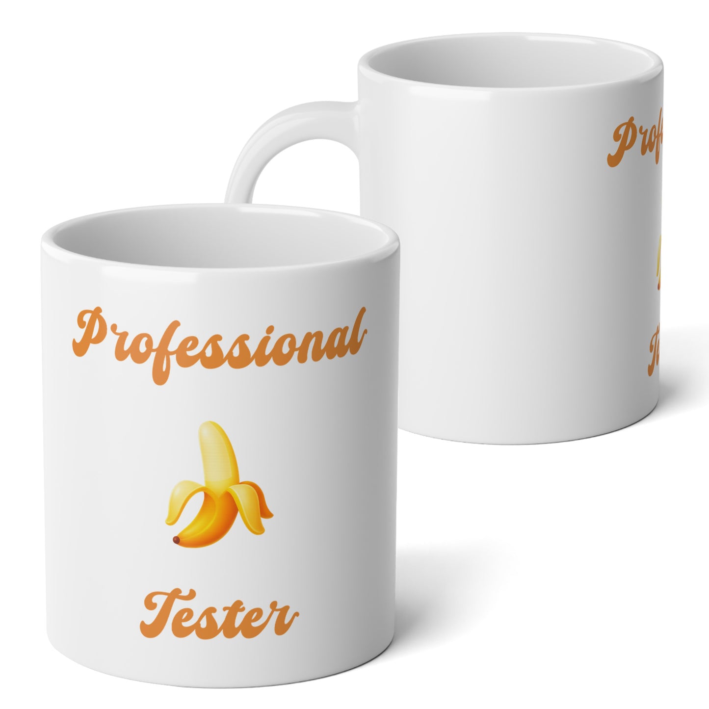 Professional 🍌 Tester – White Jumbo Mug 20oz