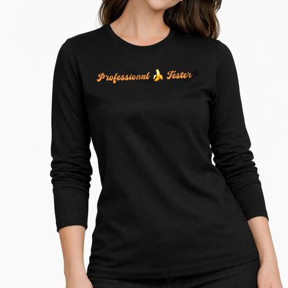 Professional 🍌 Tester – Women’s Perfect Blend® CVC Long Sleeve Tee
