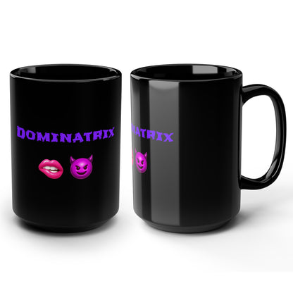 Rule Breaker 🫦 😈 – Black Mug 15oz