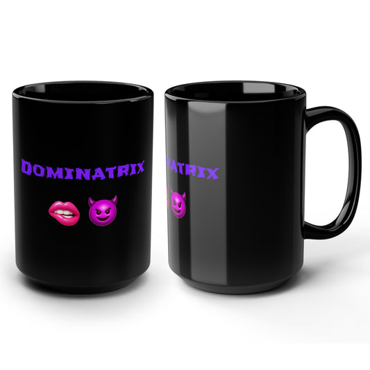 Rule Breaker 🫦 😈 – Black Mug 15oz