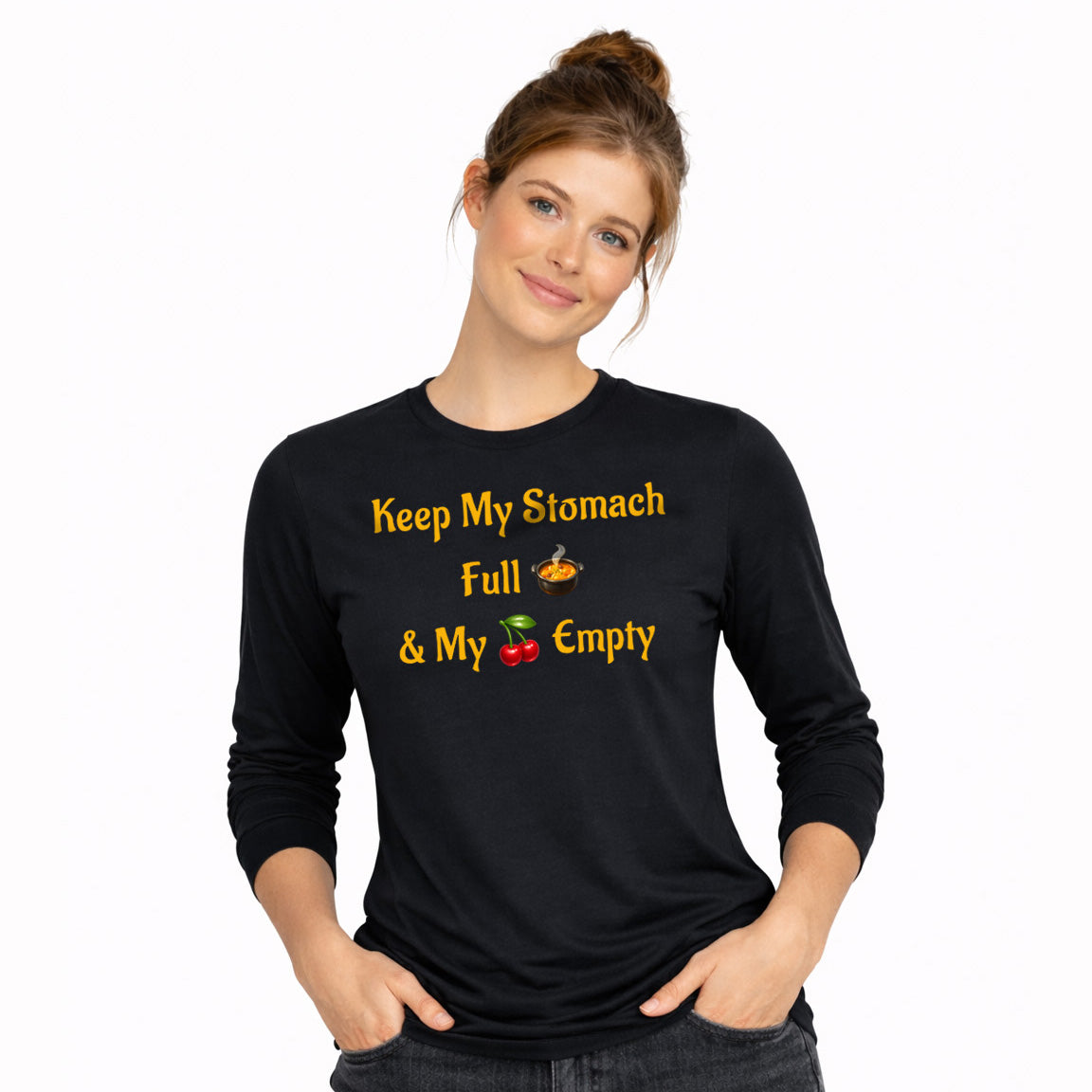 Keep My Stomach Full 🍲 – Classic Long Sleeve T-Shirt