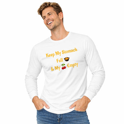 Keep My Stomach Full 🍲 – Unisex Jersey Long Sleeve Tee